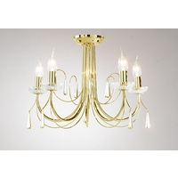 Unbranded DABAC5440 - 5 Light Polished Brass Ceiling Light