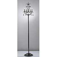 Unbranded DACAW4967 - Black Chrome Floor Lamp