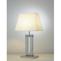 Unbranded DADOM4050 - Chrome and Quartz Table Lamp