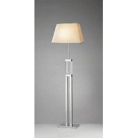 Unbranded DADOM4950 - Chrome and Quartz Floor Lamp