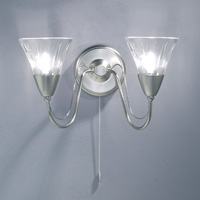 Unbranded DADUR0946 - Satin Chrome Wall Light