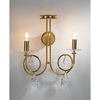 Unbranded DAHAV0935 - French Gold Wall Light