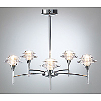 Unbranded DAHUT0550 - 5 Light Polished Chrome Ceiling Light