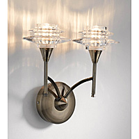 Unbranded DAHUT0975 - Antique Brass Wall Light