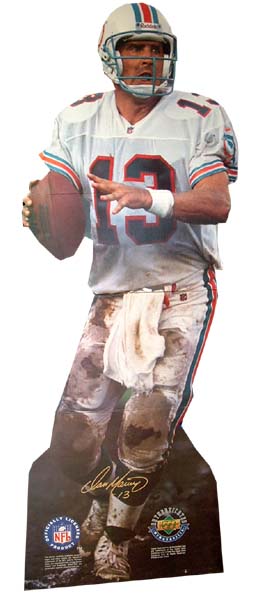 Unbranded Dan Marino Life Size Standee (Cardboard Cutout) with Facsimile Signature