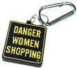 Unbranded Danger Women Shopping Key Ring: As Seen