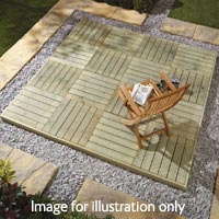 Decking Square Tiles