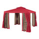 Unbranded Deluxe Red Gazebo