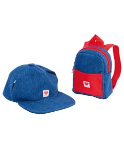 Unbranded Designabear Rucksack and Baseball Cap Accessory Set