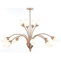 Unbranded DIIL10015 - 12 Light Antique Copper Ceiling Light