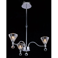 Unbranded DIIL50343 - 3 Light Polished Chrome Ceiling Light