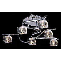 Unbranded DIIL50366 - 6 Light Polished Chrome Ceiling Light