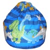 Unbranded Dinosaur Blue Bean Bag