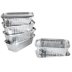 Unbranded Disposable Trays with Lids Pack of 5
