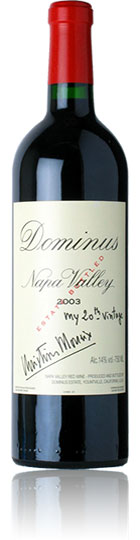 `The elegant, dark plum/purple/garnet-colored 2004 Dominus exhibits a big, sweet, cedary, roasted he