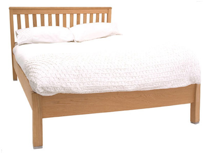 DOUBLE BED 46 SLATTED ALBA