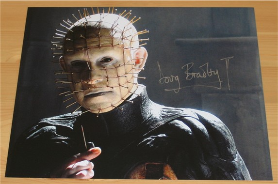 DOUG BRADLEY SIGNED HELLRAISER 10 x 8 INCH PHOTO