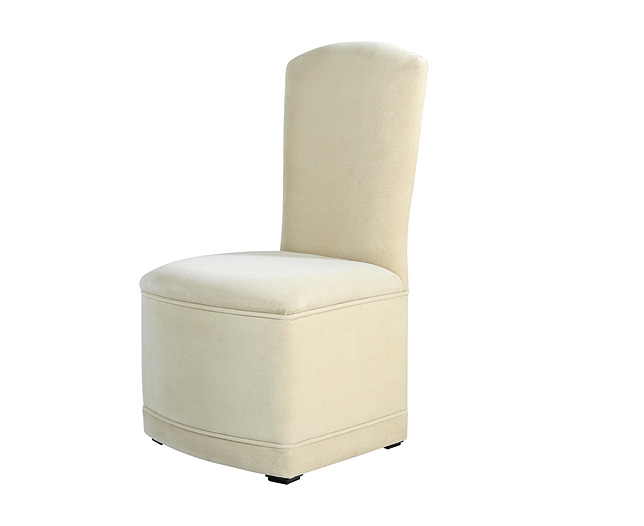 Unbranded Dralon Upholstered Bedroom Chair Champagne