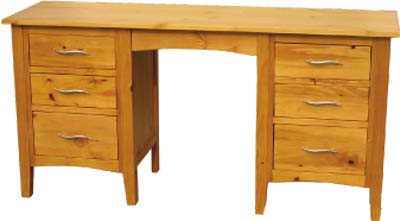 DRESSING TABLE DBL PED MAYFAIR
