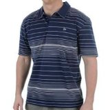 Dunlop Stripe Polo Navy Extra Lge