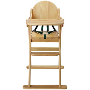 East Coast Folding Wood Highchair