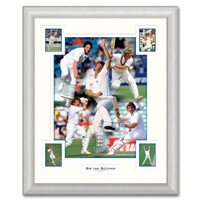 Unbranded ECB Framed and Mounted Botham Montage.