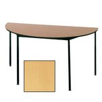 Economy Semi-Circular Table-Beech