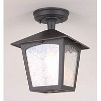 Unbranded ELBL6A - Black Outdoor Ceiling Light