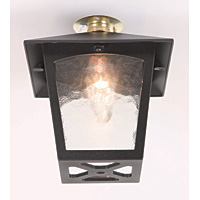 Unbranded ELBL6C - Black Outdoor Ceiling Light