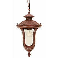 Unbranded ELCC8/S - Rusty Bronze Patina Outdoor Ceiling Light