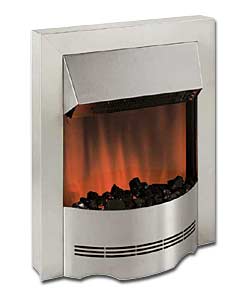 Elda Stainless Steel Electric Fire