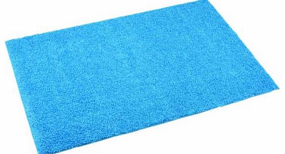 Electric Blue Fiji Machine Washable Rug - 120cm