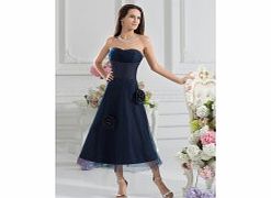 Unbranded Elegant Strapless Sweetheart Satin Tulle