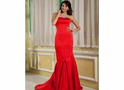 Unbranded Elegant Terse Strapless Evening Dresses Formal