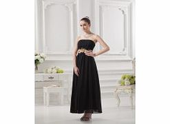 Unbranded Elegant Terse Strapless Stretch satin Chiffon