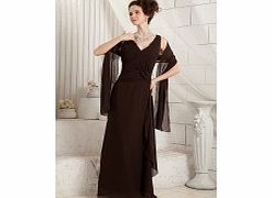 Unbranded Elegant Terse V-neck Evening Dresses Wedding