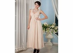 Unbranded Elegant Terse V-neck Holiday Dresses Wedding