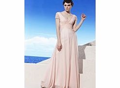 Unbranded Elegant V-neck Short Sleeve Stretch satin