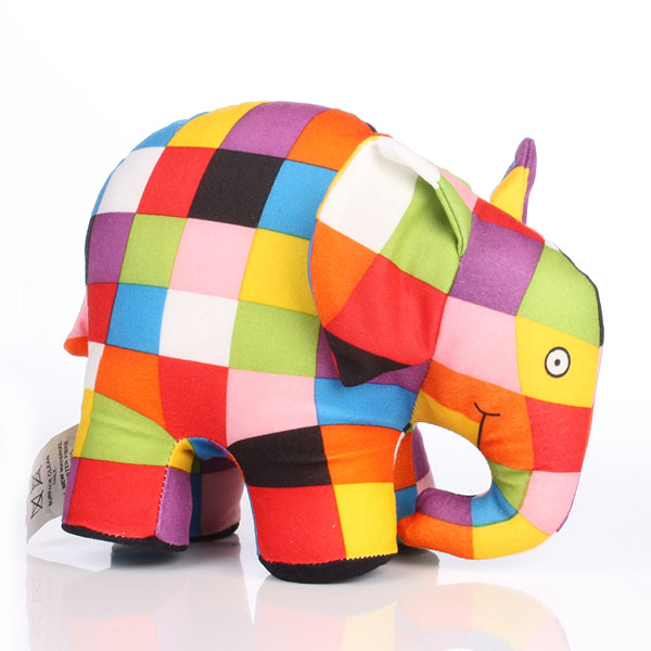 Unbranded Elmer Soft Toy