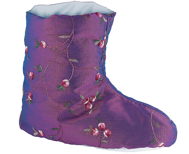 Unbranded Embroidered Booties Fuchsia Medium