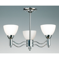 Unbranded EN872 3CH - 3 Light Polished Chrome Ceiling Light