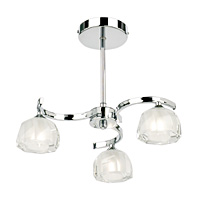 Unbranded EN91403 - 3 Light Polished Chrome Ceiling Light