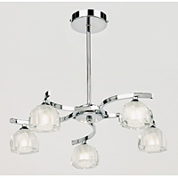 Unbranded EN91405 - 5 Light Polished Chrome Ceiling Light