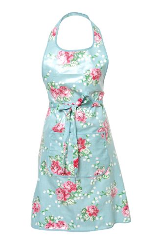 English Rose Vinyl Apron