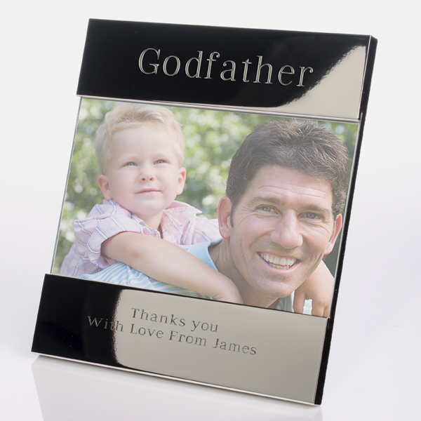 Unbranded Engraved Godfather Photo Frame