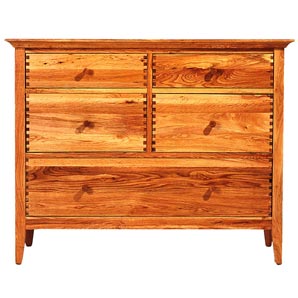 Esprit Five Drawer Low Chest