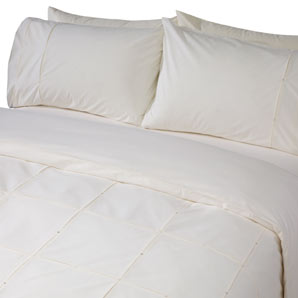 Estelle Superking Size Duvet Cover- Oyster