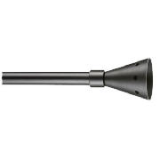 Extendable Metal Curtain Pole 120-210cm Trumpet