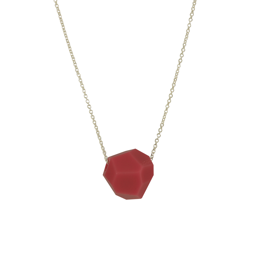 Unbranded Facet Pendant - Pink