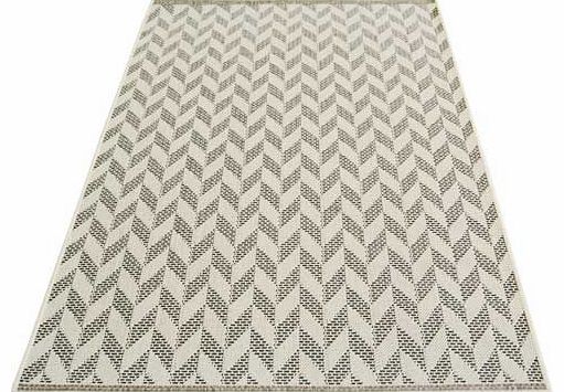 Unbranded Fairmont Flatwave Herring Rug 80x150cm - Natural